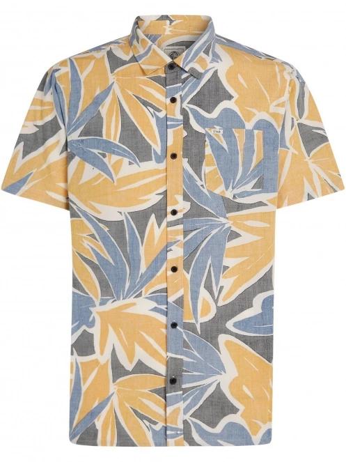 O'Neill Og Eco S/Slv Standard Seafoam Shirt férfi rövid ujjú ing kék színben 7