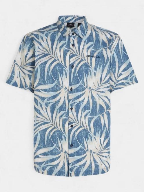O'Neill O'Neill Print Shirt férfi rövid ujjú ing kék színben 6
