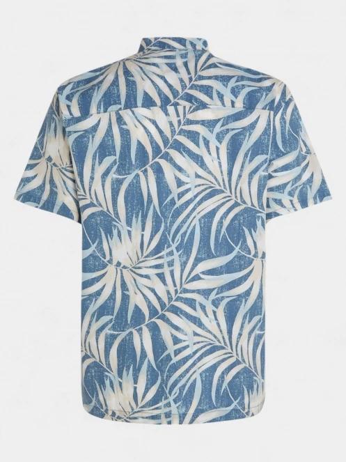 O'Neill O'Neill Print Shirt férfi rövid ujjú ing kék színben 7