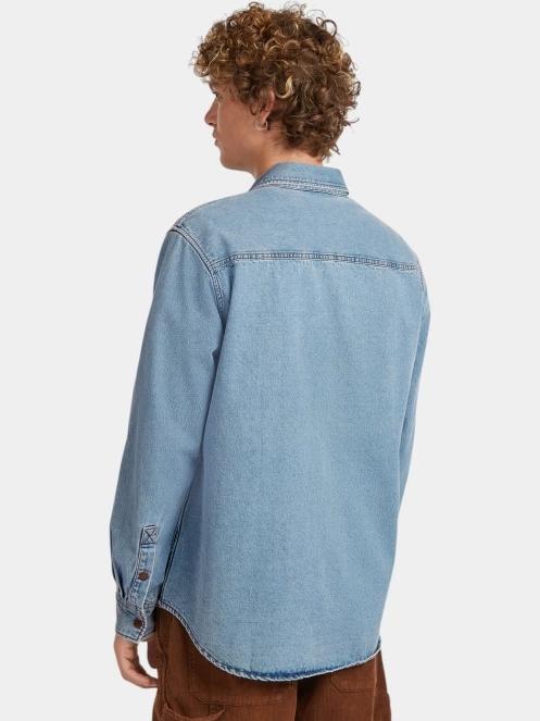 O'Neill O'riginals Denim Shirt férfi hosszú ujjú ing világoskék színben 3