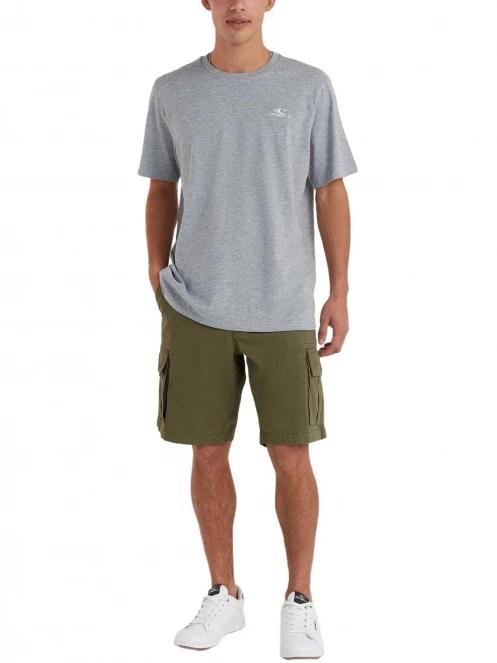 O'Neill Essentials Cargo Shorts férfi oldalzsebes rövidnadrág oliva színben 5