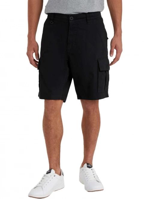 O'Neill Essentials Cargo Shorts férfi oldalzsebes rövidnadrág fekete színben 2