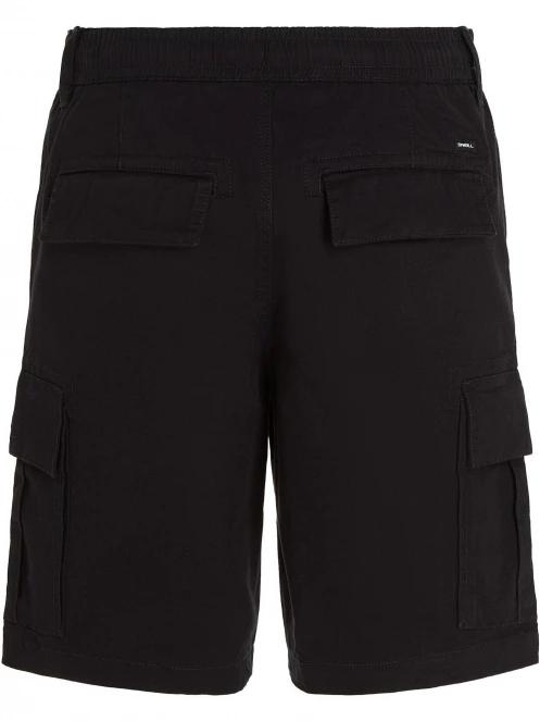 O'Neill Essentials Cargo Shorts férfi oldalzsebes rövidnadrág fekete színben 7