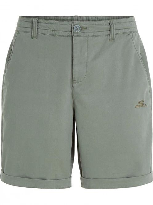 O'Neill Essentials Chino Shorts férfi rövidnadrág zöld színben 6
