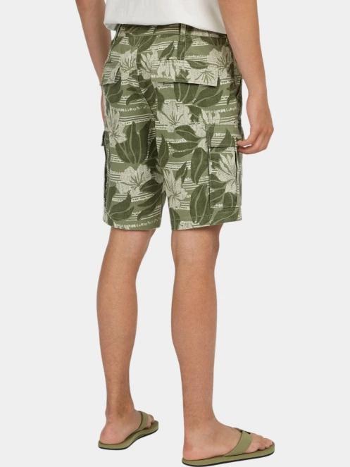O'Neill Essentials Cargo Shorts férfi oldalzsebes rövidnadrág zöld színben 4
