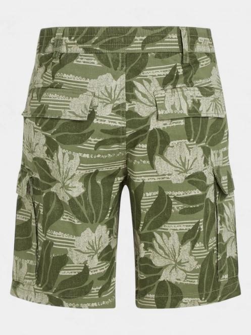 O'Neill Essentials Cargo Shorts férfi oldalzsebes rövidnadrág zöld színben 7