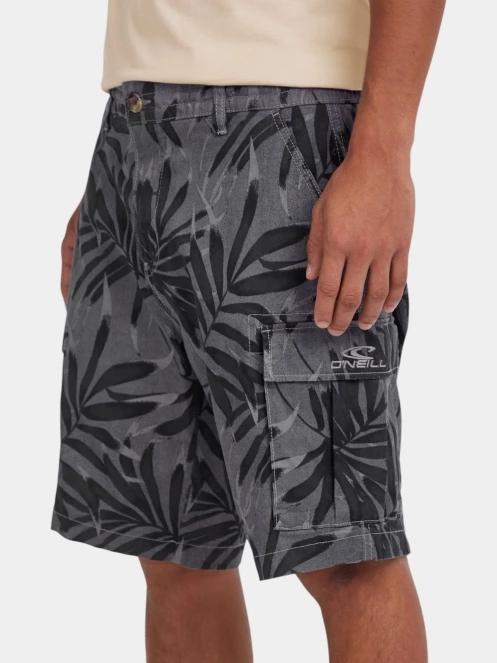 O'Neill Essentials Cargo Shorts férfi oldalzsebes rövidnadrág szürke színben 3