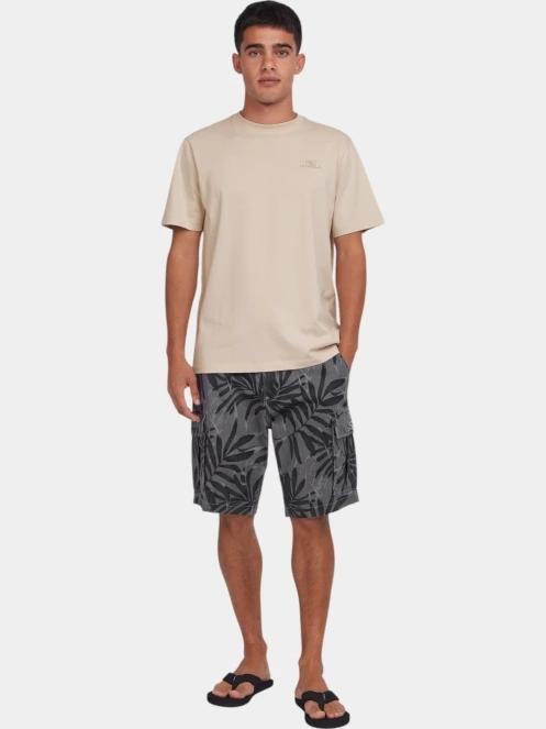 O'Neill Essentials Cargo Shorts férfi oldalzsebes rövidnadrág szürke színben 5