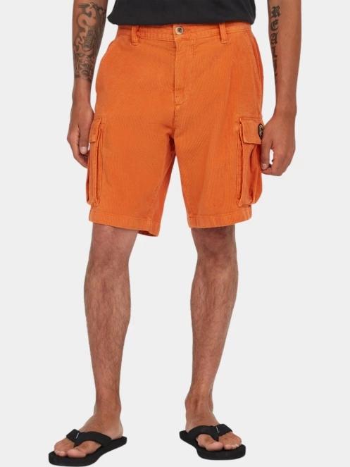 O'Neill O'Riginals Cord Cargo Shorts férfi oldalzsebes rövidnadrág narancssárga színben 2