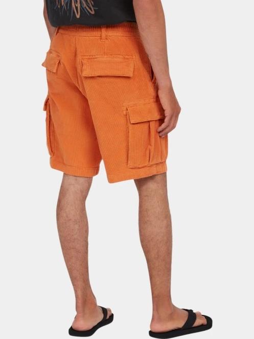 O'Neill O'Riginals Cord Cargo Shorts férfi oldalzsebes rövidnadrág narancssárga színben 4