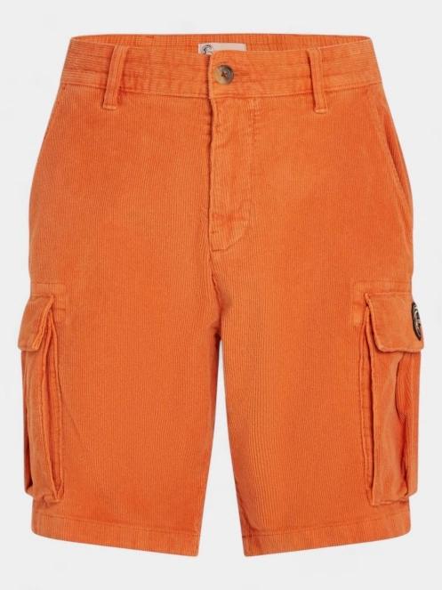 O'Neill O'Riginals Cord Cargo Shorts férfi oldalzsebes rövidnadrág narancssárga színben 6