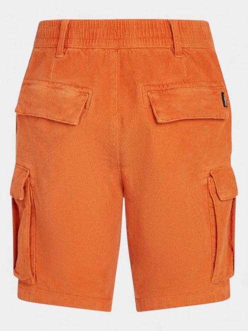 O'Neill O'Riginals Cord Cargo Shorts férfi oldalzsebes rövidnadrág narancssárga színben 7