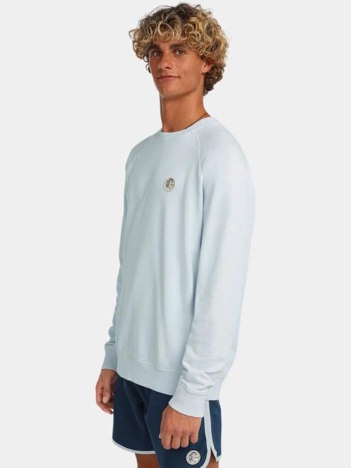 O'Neill O'Riginals Badge Crew férfi pulóver világoskék színben 4