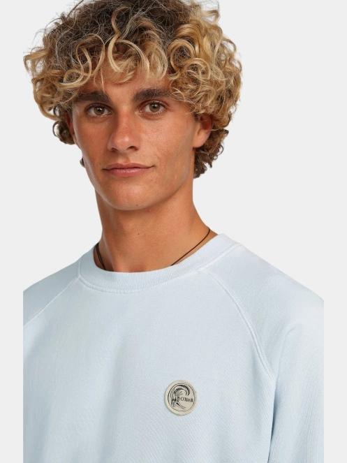 O'Neill O'Riginals Badge Crew férfi pulóver világoskék színben 6