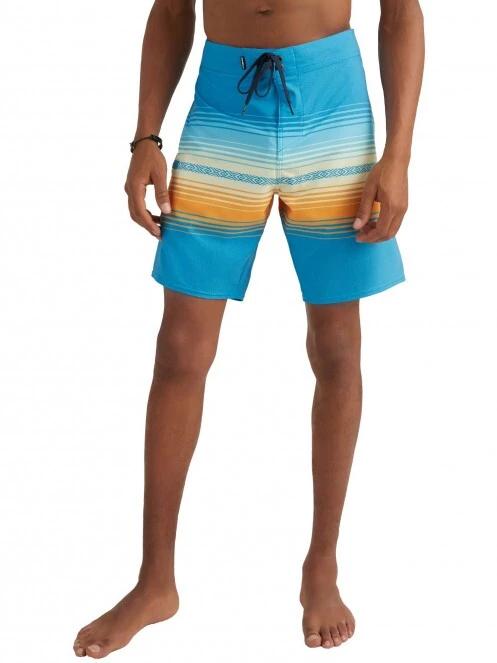 O'Neill Heat Stripe Line 19'' Boardshorts férfi fürdőnadrág kék színben 2