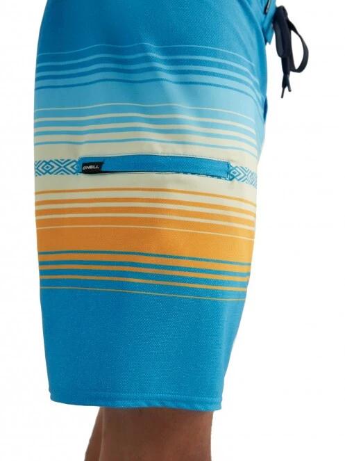 O'Neill Heat Stripe Line 19'' Boardshorts férfi fürdőnadrág kék színben 5
