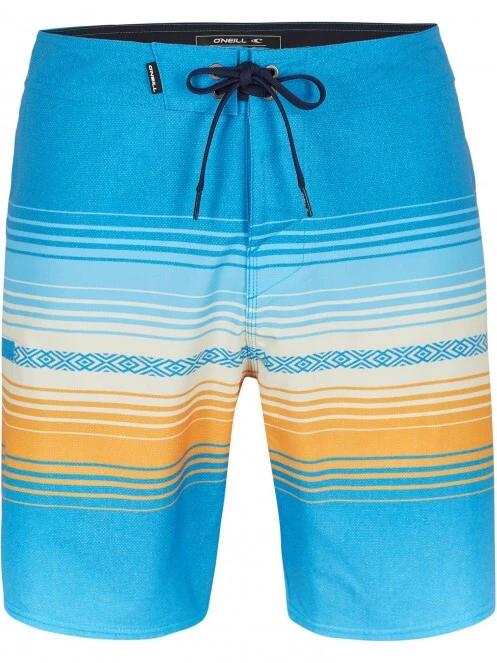 O'Neill Heat Stripe Line 19'' Boardshorts férfi fürdőnadrág kék színben 6