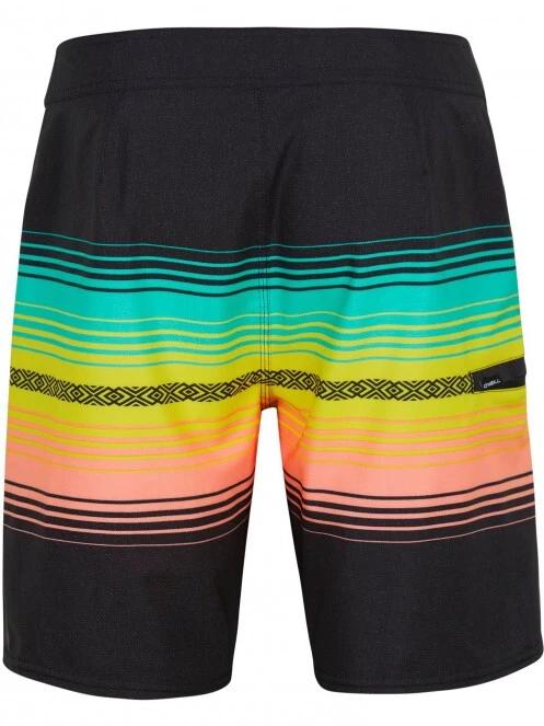 O'Neill Heat Stripe Line 19'' Boardshorts férfi fürdőnadrág fekete színben 3