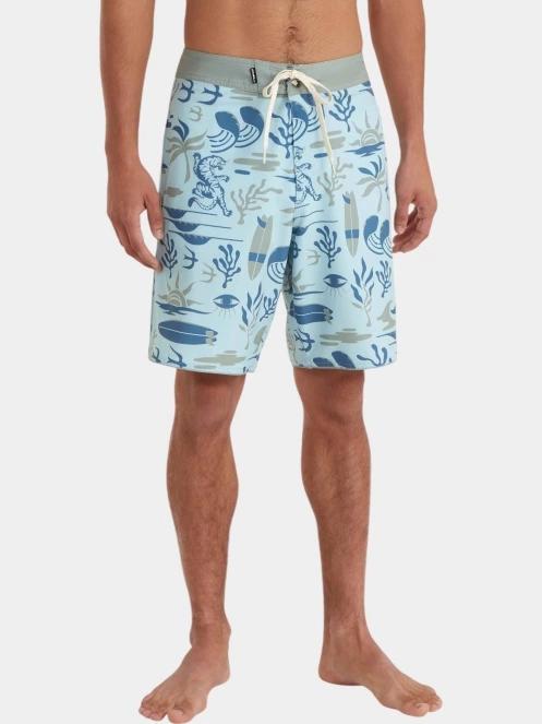 O'Neill Hyperfreak Mysto Scallop 19'' Boardshorts férfi boardshort világoskék színben 2