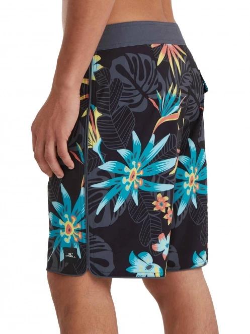 O'Neill Hyperfreak Mysto Scallop 19'' Boardshorts férfi boardshort fekete színben 5