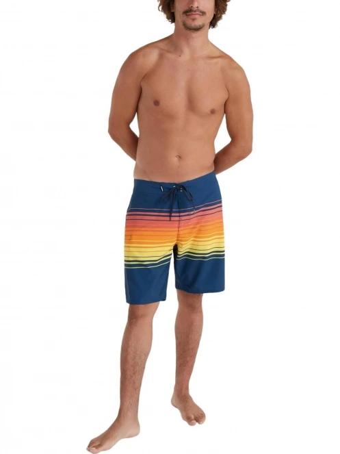 O'Neill Hyperfreak Heat Stripe Line 19'' Boardshorts férfi boardshort sötétkék színben 4