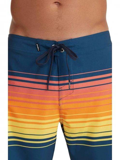 O'Neill Hyperfreak Heat Stripe Line 19'' Boardshorts férfi boardshort sötétkék színben 5