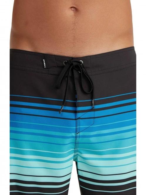 O'Neill Hyperfreak Heat Stripe Line 19'' Boardshorts férfi boardshort kék színben 6
