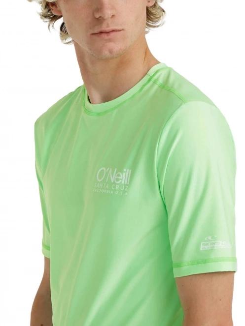 O'Neill Essentials Cali S/Slv Skins férfi rövid ujjú lycra zöld színben 5