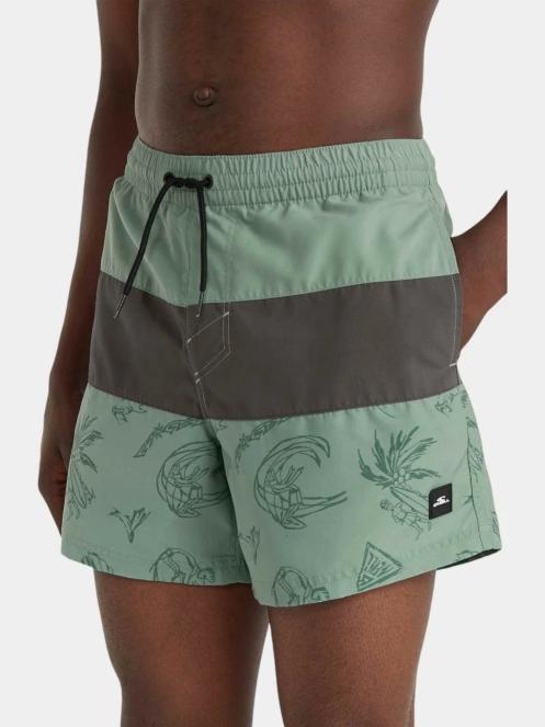 O'Neill Mix & Match Cali Block 15'' Swim Shorts férfi beach short zöld színben 5