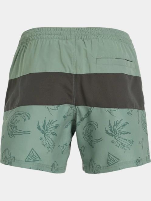 O'Neill Mix & Match Cali Block 15'' Swim Shorts férfi beach short zöld színben 7