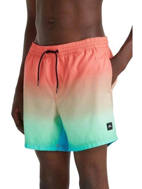 O'Neill Jack O'Neill Cali Gradient 15'' Swim Shorts férfi beach short rózsaszín színben 5