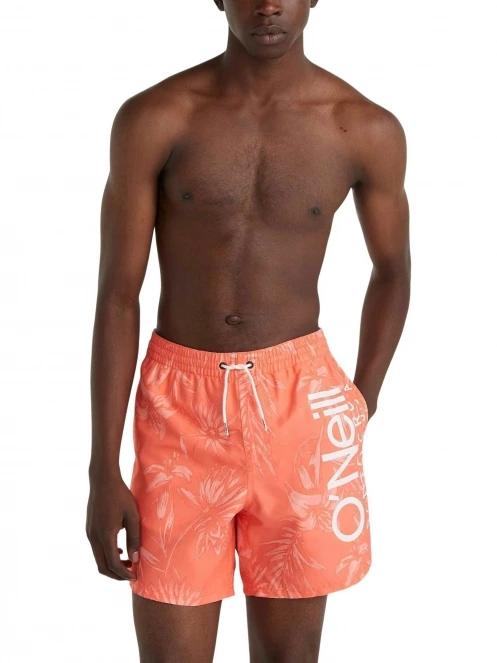 O'Neill Mix & Match Cali Floral 16'' Swim Shorts férfi beach short piros színben 2