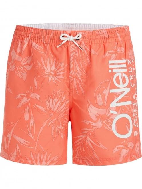 O'Neill Mix & Match Cali Floral 16'' Swim Shorts férfi beach short piros színben 6