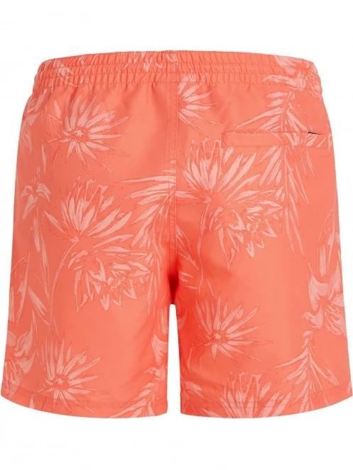 O'Neill Mix & Match Cali Floral 16'' Swim Shorts férfi beach short piros színben 7