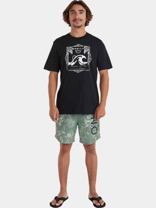 O'Neill Mix & Match Cali Floral 16'' Swim Shorts férfi beach short zöld színben 4
