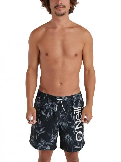 O'Neill Mix & Match Cali Floral 16'' Swim Shorts férfi beach short fekete színben 2