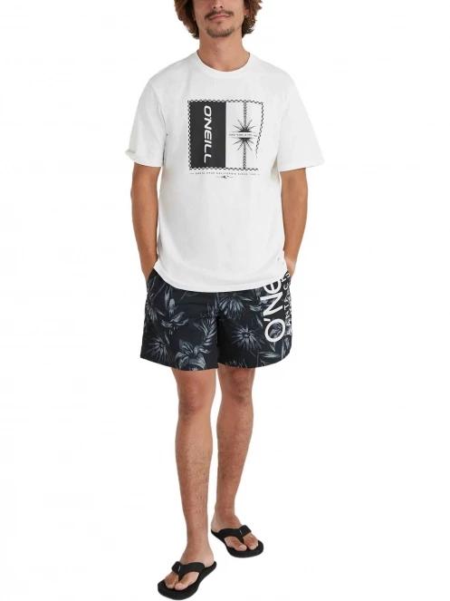 O'Neill Mix & Match Cali Floral 16'' Swim Shorts férfi beach short fekete színben 4