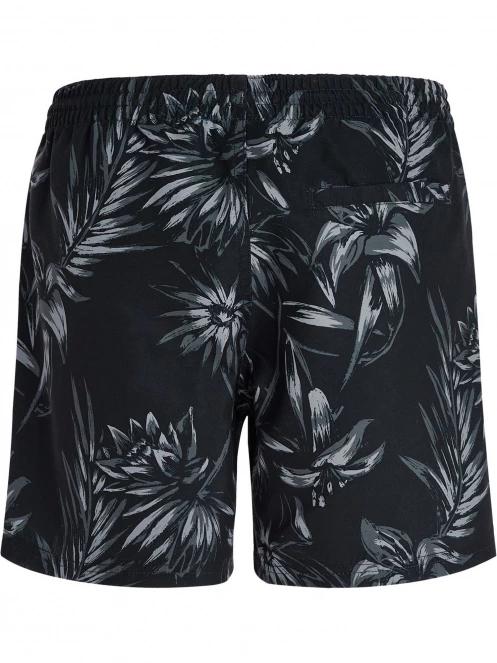 O'Neill Mix & Match Cali Floral 16'' Swim Shorts férfi beach short fekete színben 7