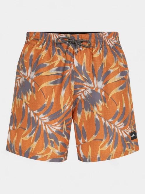O'Neill O'Neill Cali Floral 16'' Swimshorts férfi beach short narancssárga színben 6