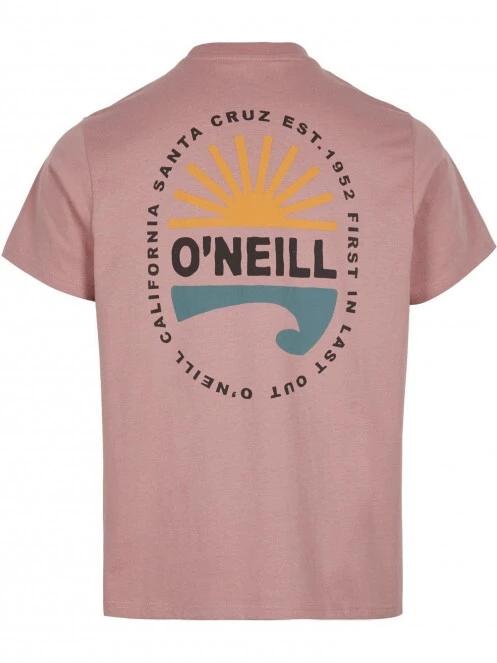 O'Neill Vinas T-Shirt férfi rövid ujjú póló rózsaszín színben 6