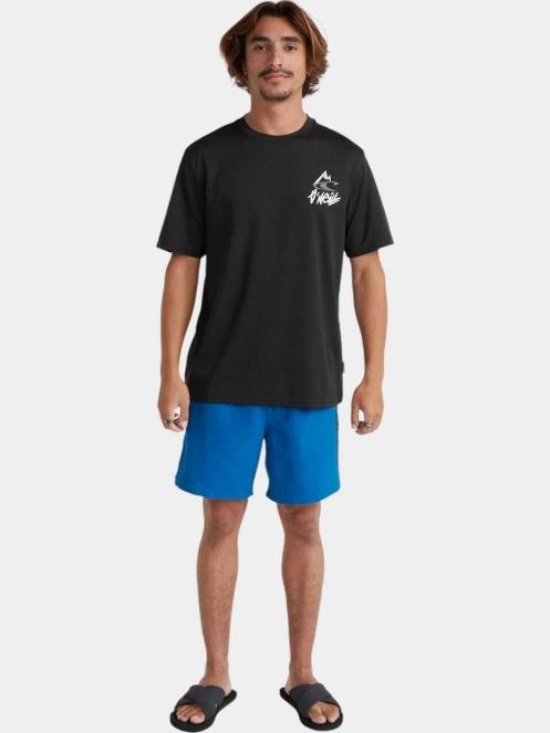 O'Neill O’Neill Hybrid Logo T-Shirt férfi rövid ujjú póló fekete színben 4