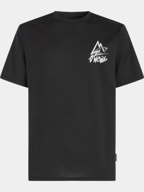O'Neill O’Neill Hybrid Logo T-Shirt férfi rövid ujjú póló fekete színben 6