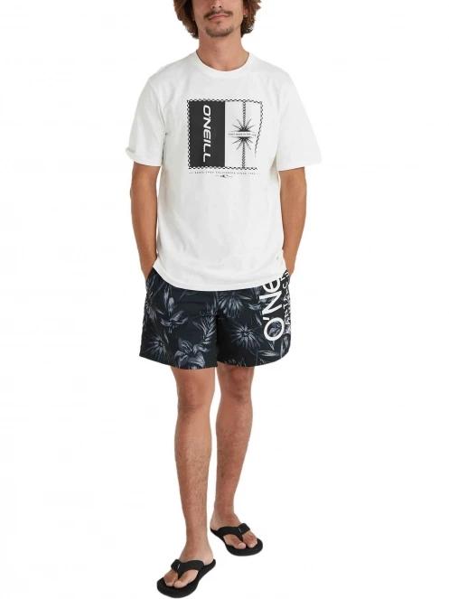 O'Neill Mix & Match Palm T-Shirt férfi rövid ujjú póló fehér színben 4