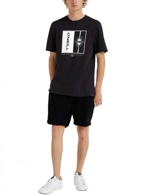 O'Neill Mix & Match Palm T-Shirt férfi rövid ujjú póló fekete színben 4