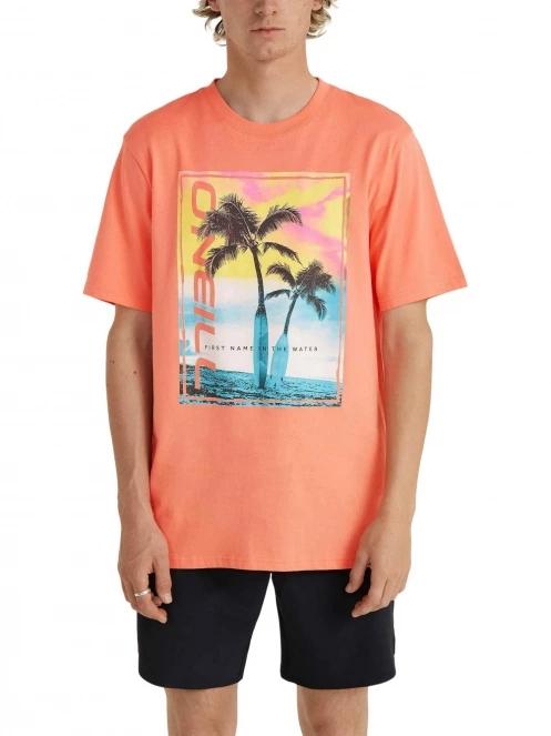 O'Neill Jack O'Neill Neon T-Shirt férfi rövid ujjú póló narancssárga színben 2