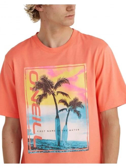 O'Neill Jack O'Neill Neon T-Shirt férfi rövid ujjú póló narancssárga színben 5