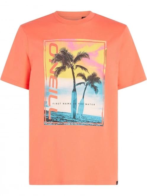 O'Neill Jack O'Neill Neon T-Shirt férfi rövid ujjú póló narancssárga színben 6