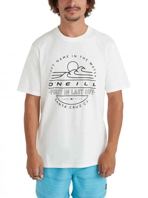 O'Neill Jack O'Neill Muir T-Shirt férfi rövid ujjú póló fehér színben 2