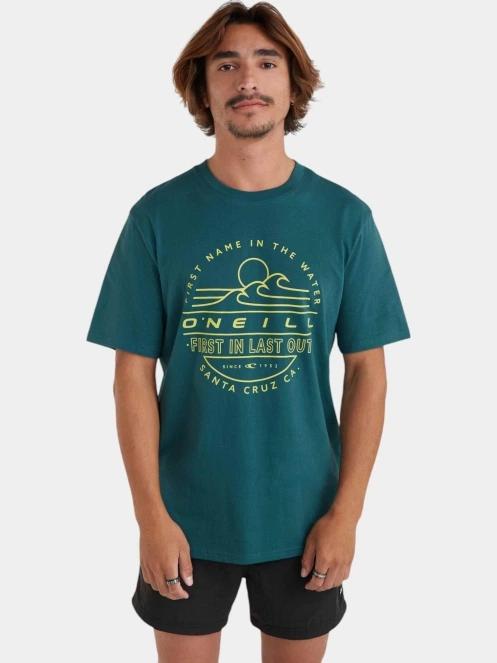 O'Neill Jack O'Neill Muir T-Shirt férfi rövid ujjú póló zöld színben 2