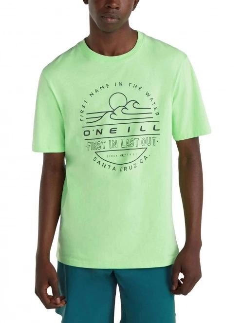 O'Neill Jack O'Neill Muir T-Shirt férfi rövid ujjú póló zöld színben 2